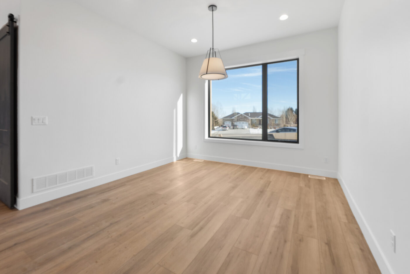 Dining room and kitchen at 560 Partridge Lane Rexburg Idaho